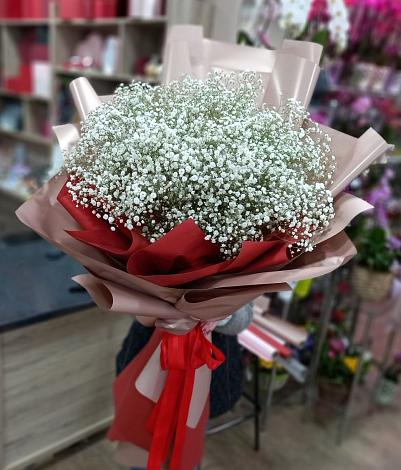 Букет цветов из: Гипсофила в Двубратском