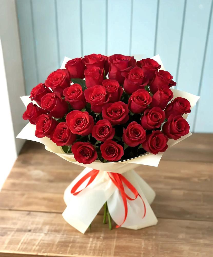 Букет 29 Красных роз в Двубратском