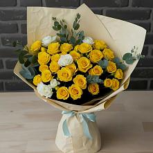 Букет цветов из:  Розы #REPLACE_PRED# Двубратском