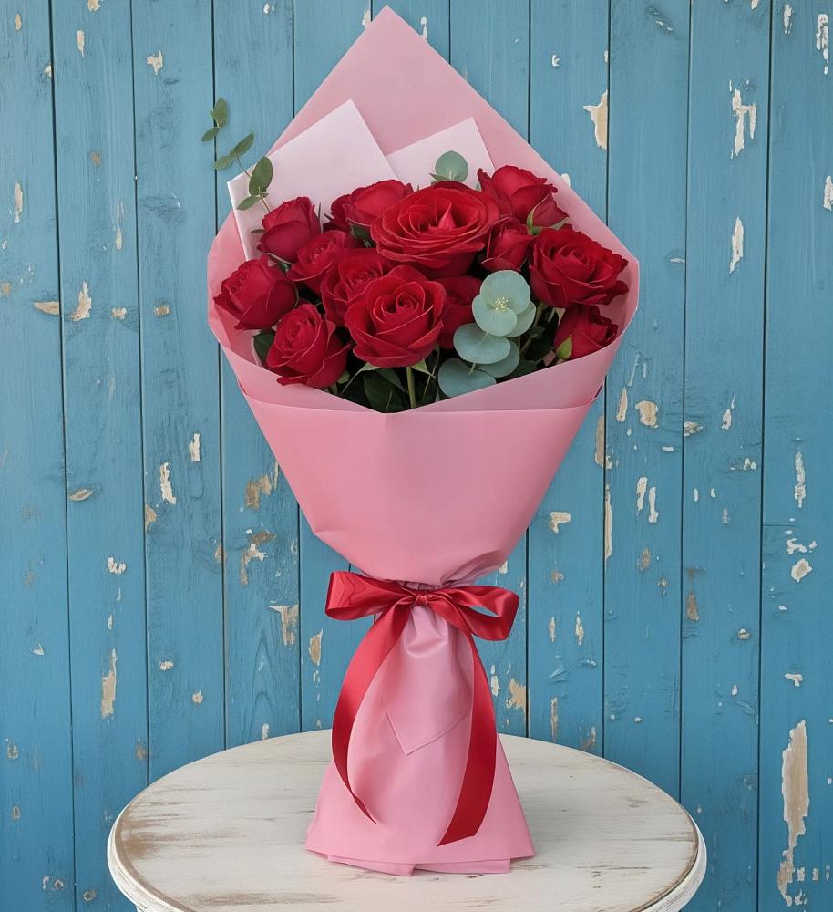 Букет цветов из: Розы в Двубратском