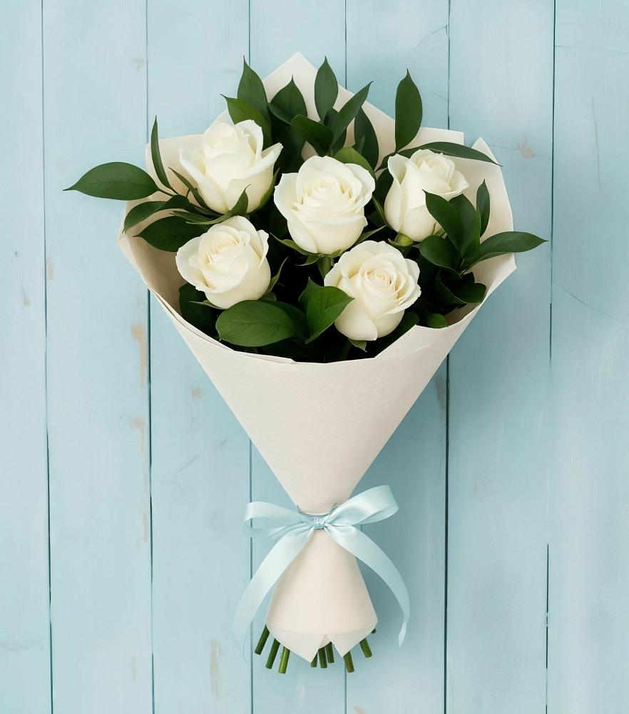 Букет цветов из: Розы в Двубратском