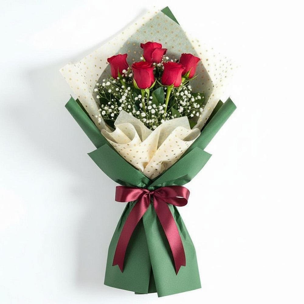 Букет цветов из: Розы в Двубратском