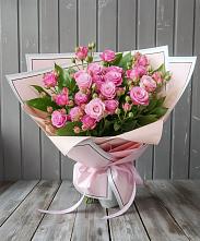 Букет Розовый кустик #REPLACE_PRED# Двубратском