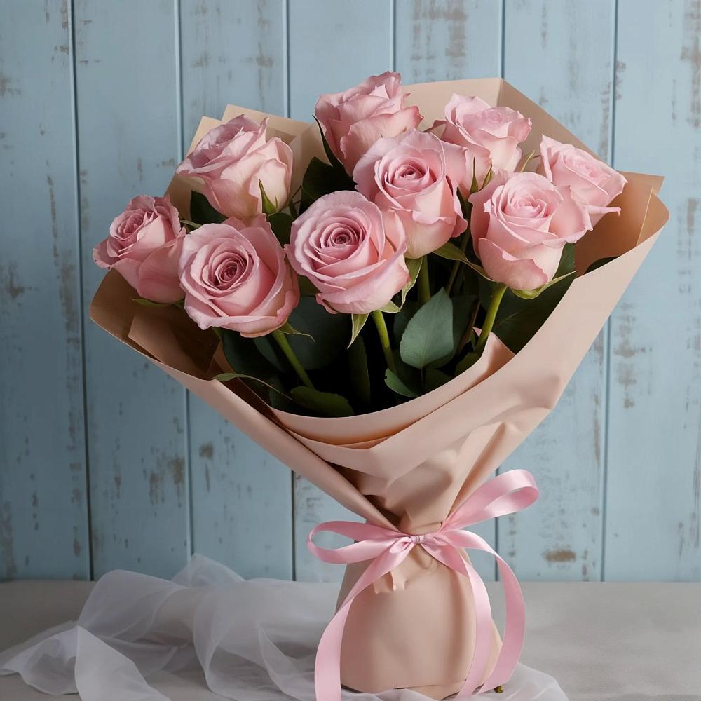 Букет цветов из: Розы в Двубратском