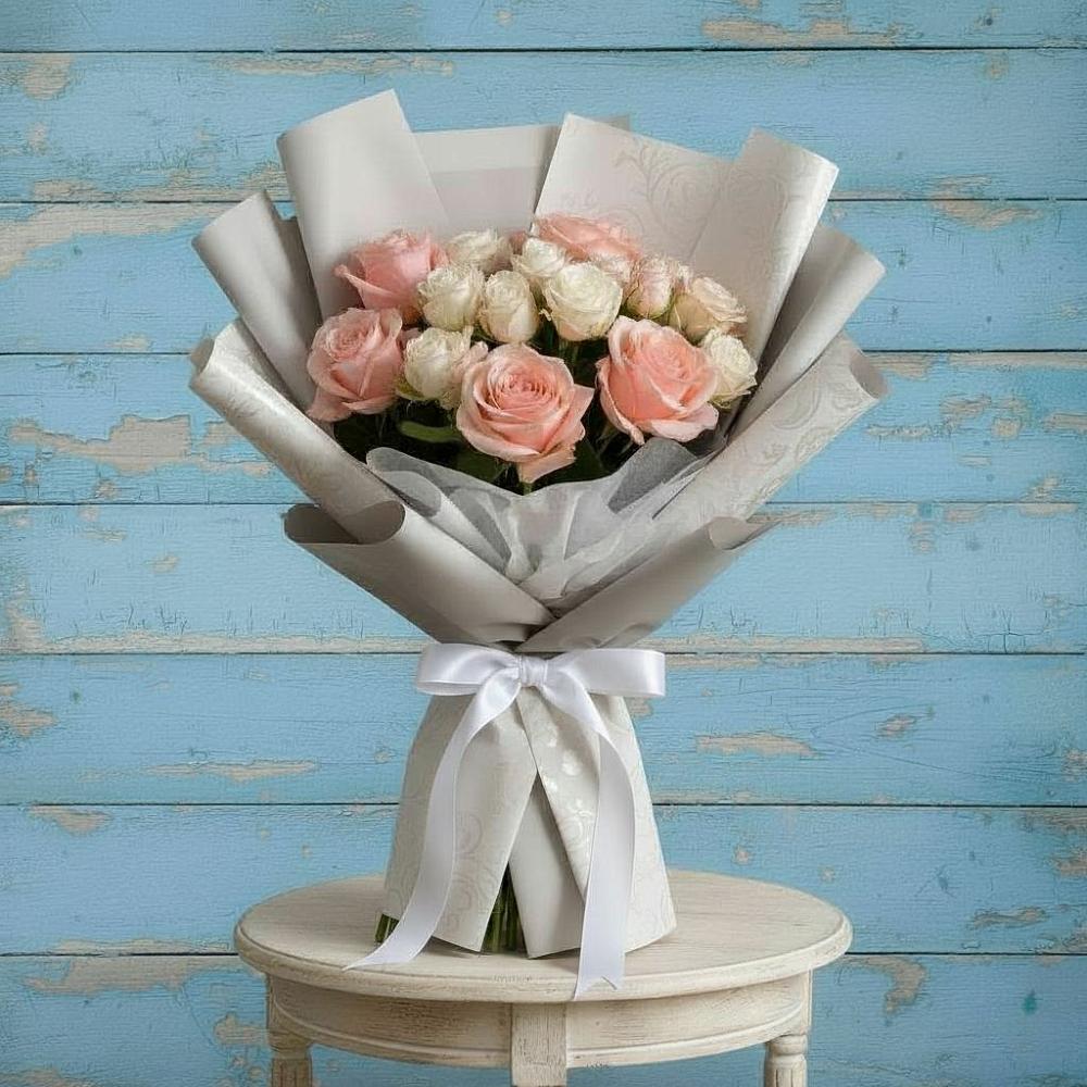 Букет цветов из: Розы в Двубратском