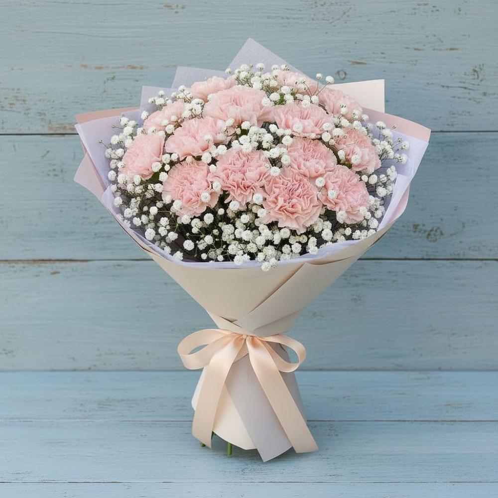 Букет цветов из: Гвоздики в Двубратском