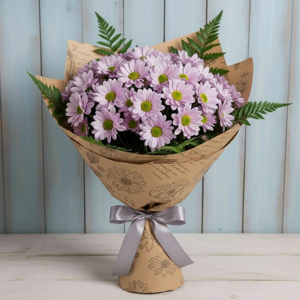 Букет цветов из: Хризантемы в Двубратском