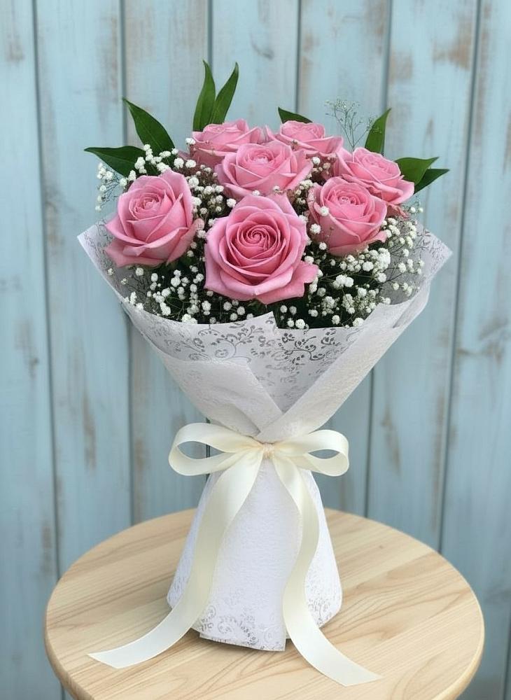 Букет цветов из: Розы в Двубратском