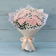 Букет цветов из:  Гвоздики #REPLACE_PRED# Двубратском