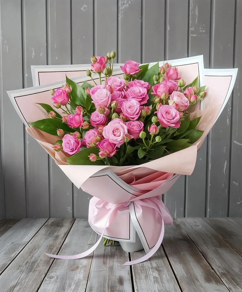 Букет Розовый кустик в Двубратском