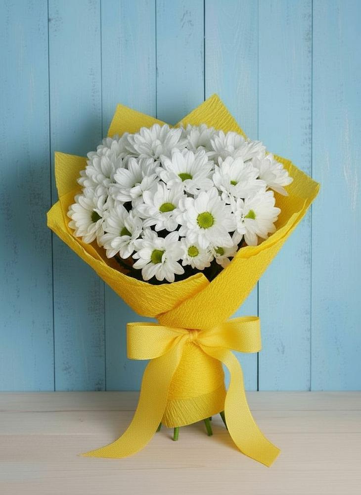 Букет цветов из: Хризантемы в Двубратском