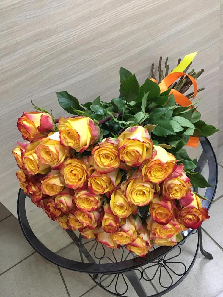 Букет Желтые розы в Двубратском