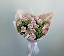 Букет цветов из:  Розы и Хризантемы в Двубратском