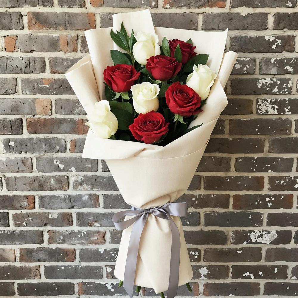 Букет цветов из: Розы в Двубратском