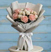 Букет цветов из:  Розы #REPLACE_PRED# Двубратском