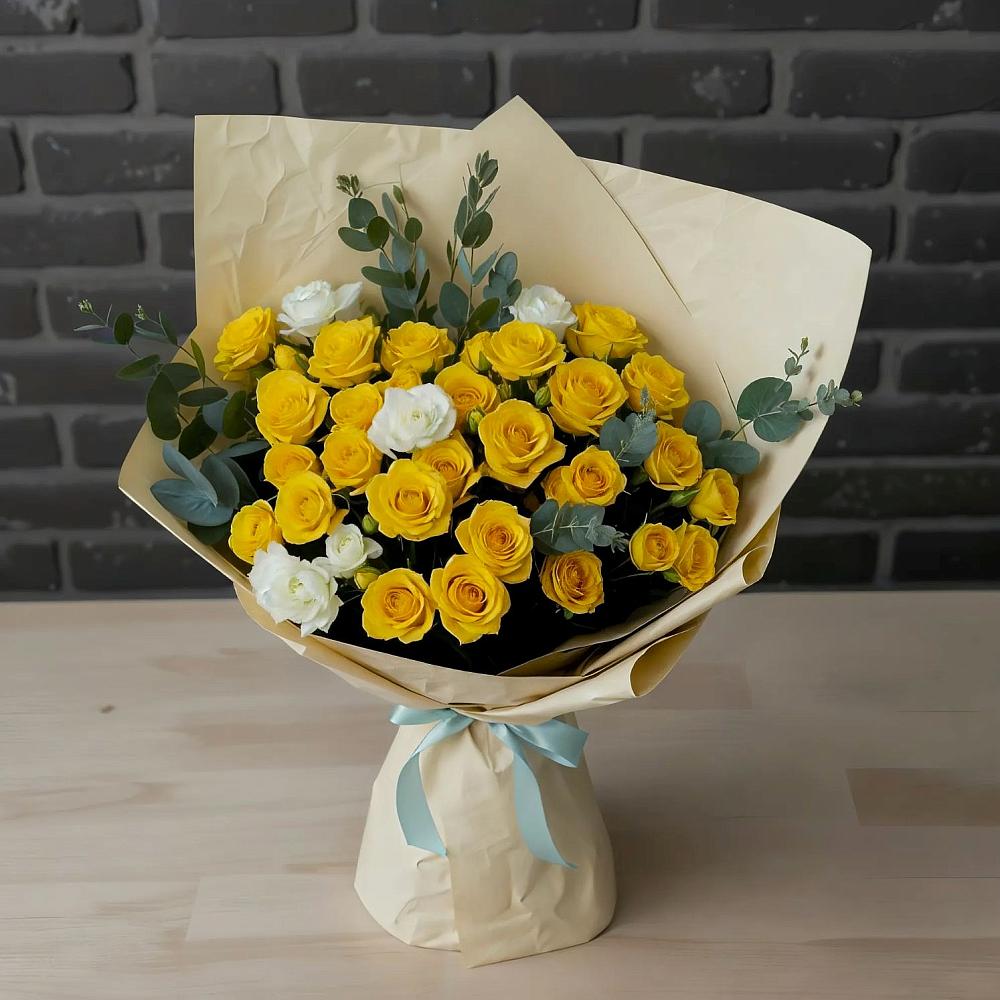 Букет цветов из: Розы в Двубратском