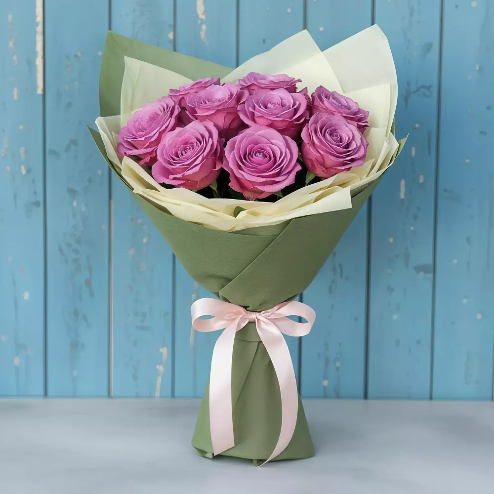 Букет Розы Фёрст Леди в Двубратском