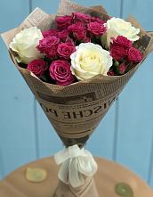 Букет цветов из:  Розы в Двубратском