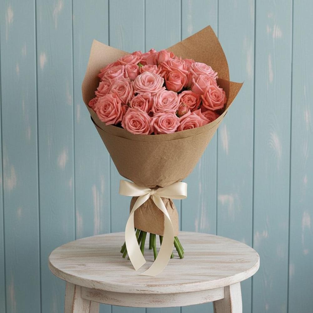 Букет цветов из: Розы в Двубратском